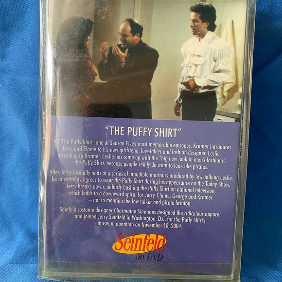 Seinfeld Puffy Shirt Museum Enshrined in plastic display case Collectible - Picture 5 of 11